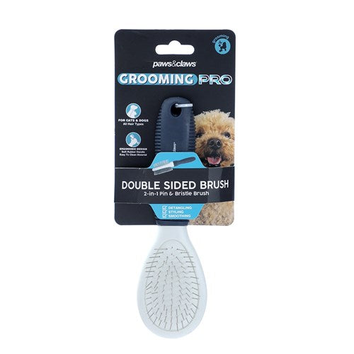 Paws & Claws Grooming Pro Pet Double Sided Brush