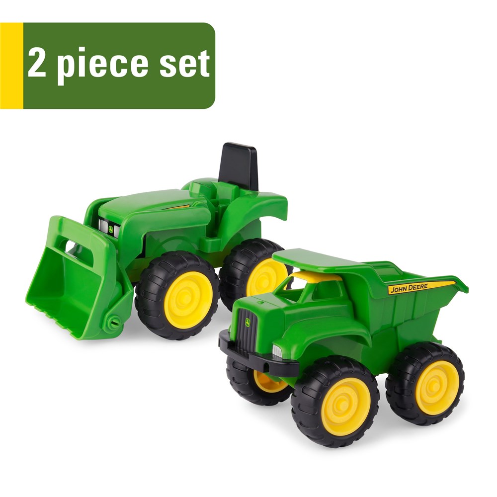 John Deere 15cm Sand Pit Vehicles - 2 Pack