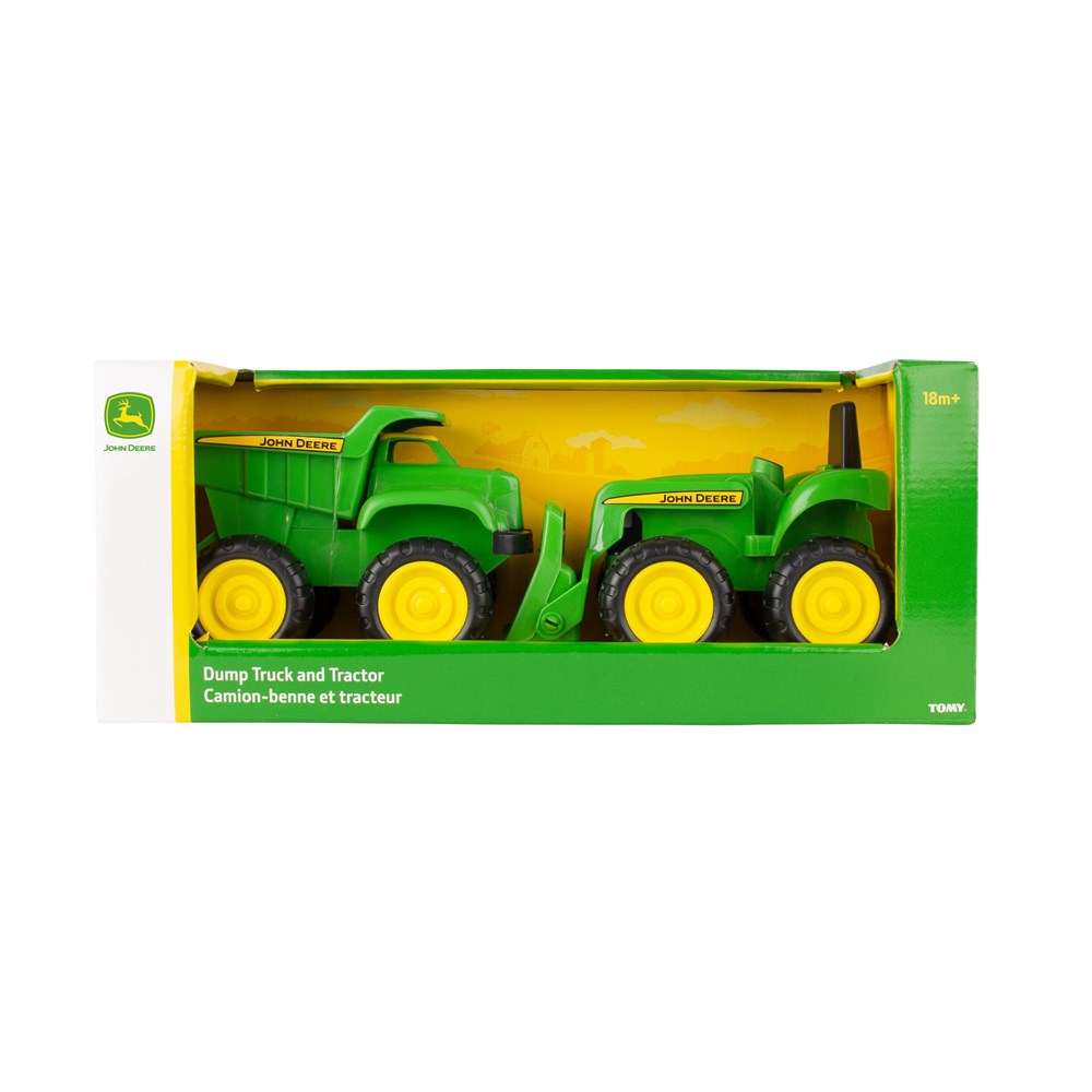 John Deere 15cm Sand Pit Vehicles - 2 Pack