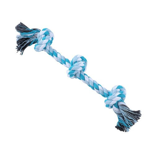 Paws & Claws Knotted Rope Toy 35x1.6cm Assorted