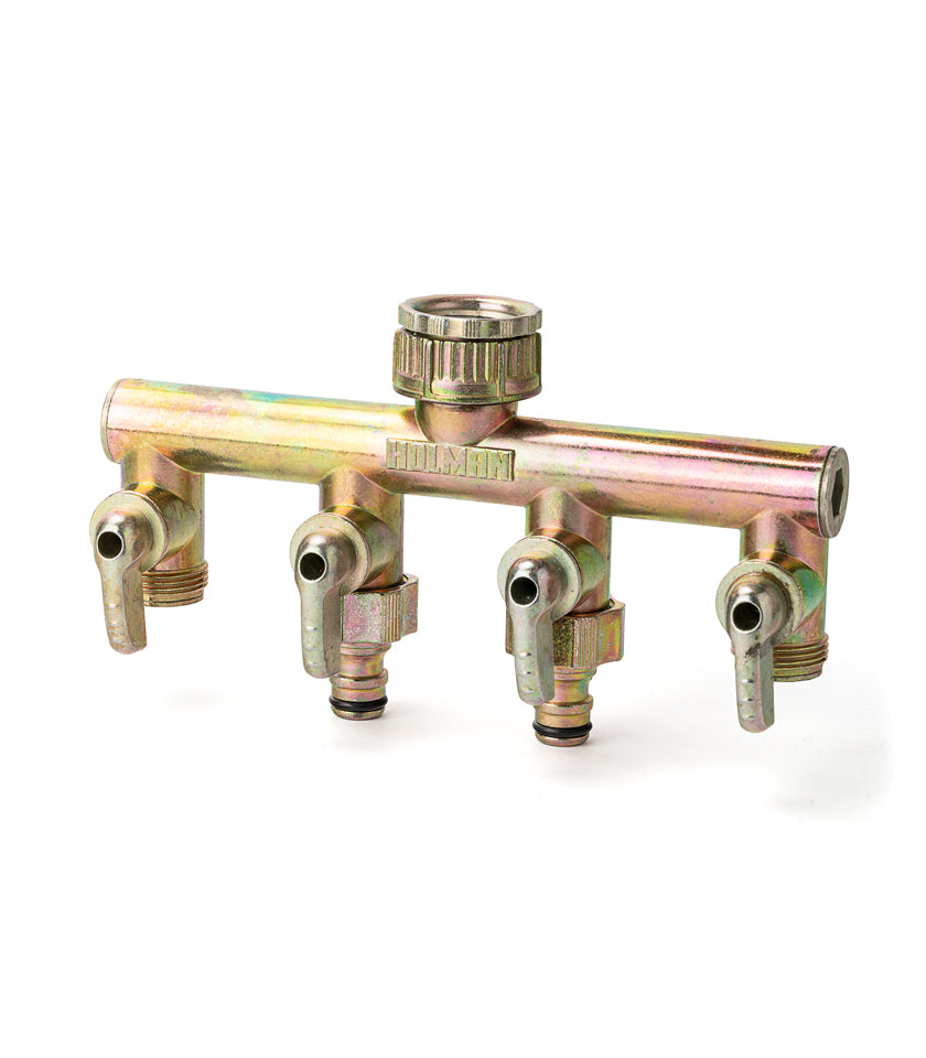 Holman Metal Four Way Tap Outlet