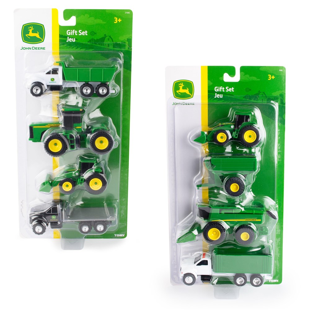 John Deere 4 Piece  Vehicle Set