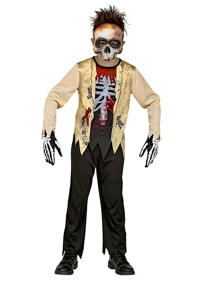 Costume Decaying Zombie Kids