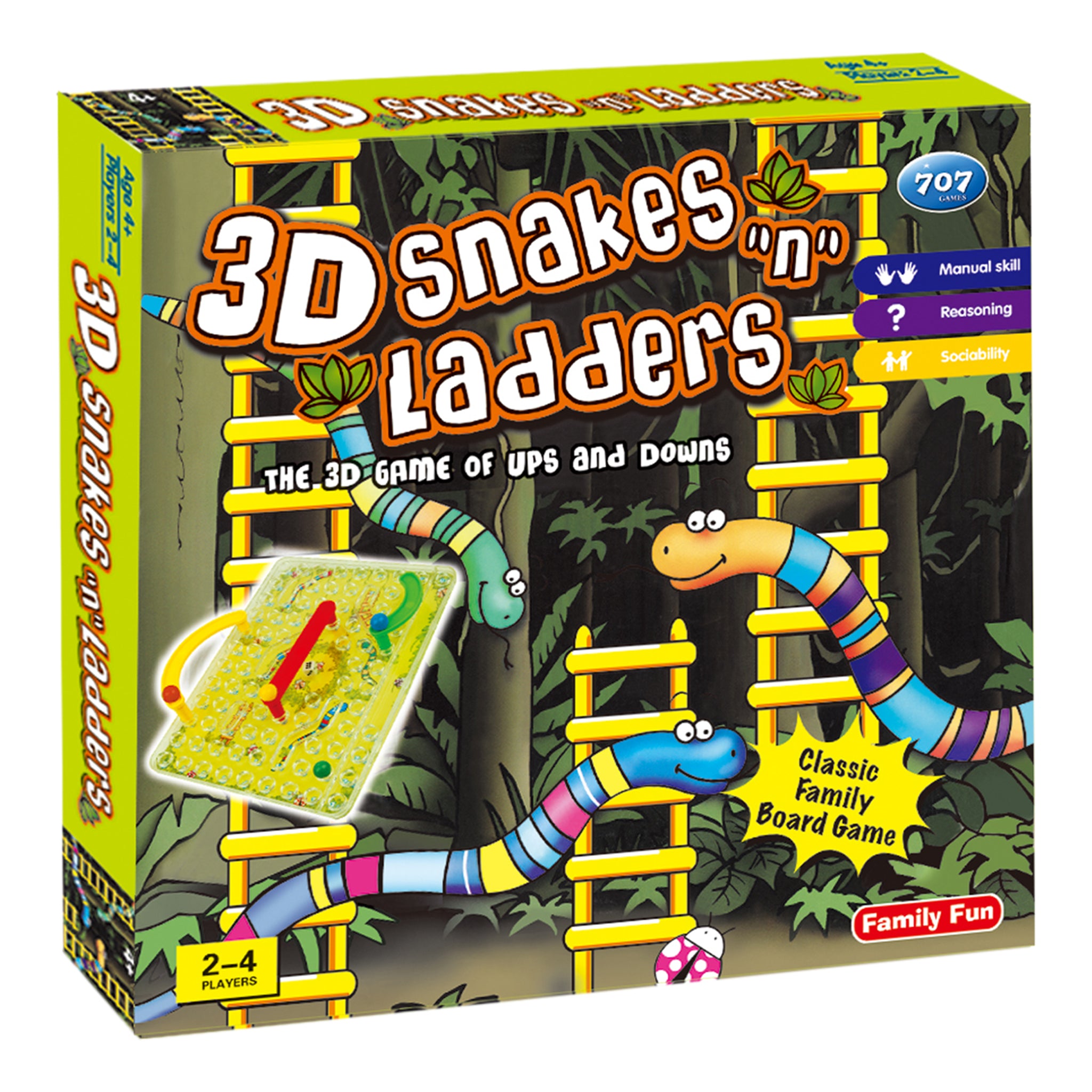 3D Snakes & Ladders