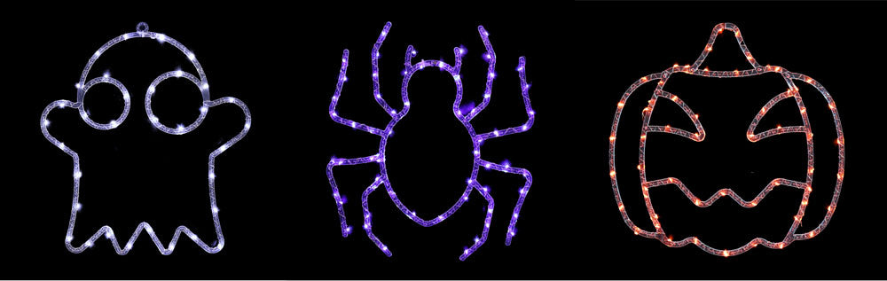 LED Halloween Hanging Lights Asst
