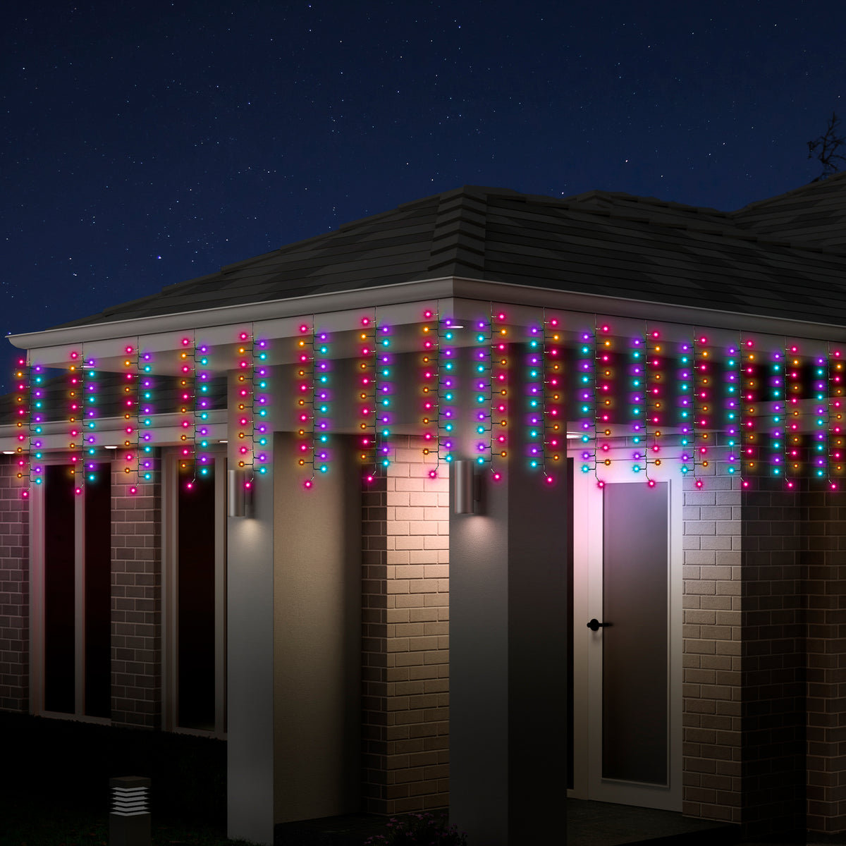 400 LED Cluster Cracker Lights 4.8m