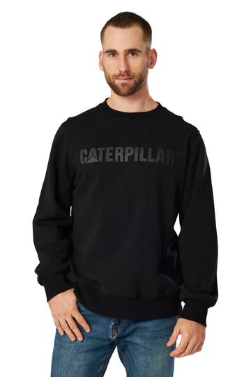 CAT Caterpillar Logo Crewneck Sweatshirt