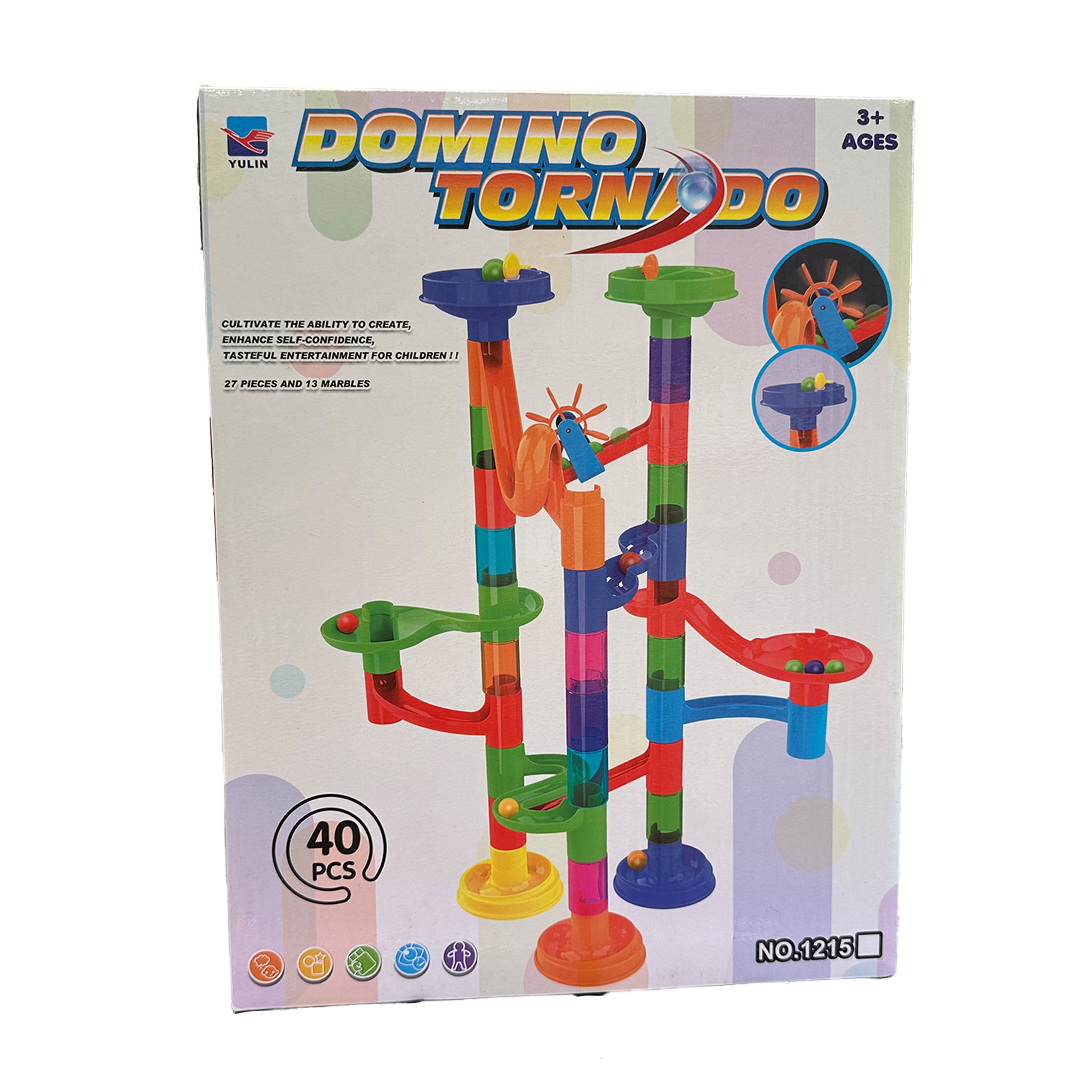 40pc Domino Marble Run