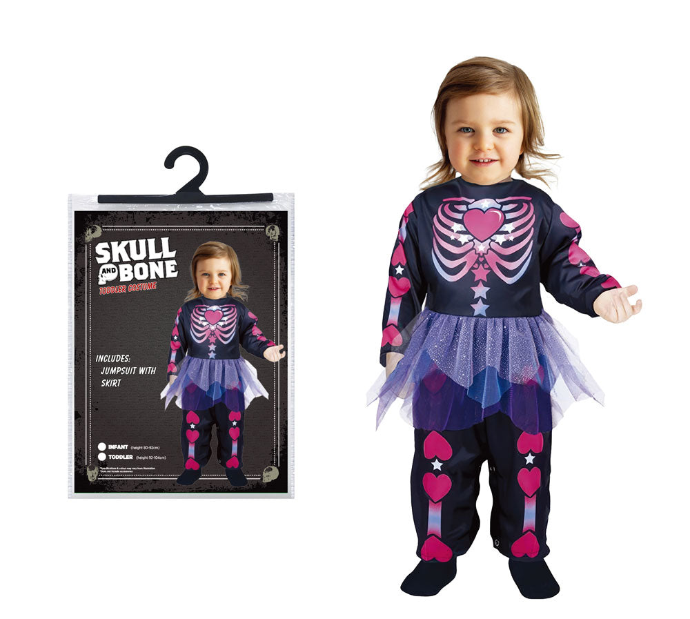 Costume Dazzling Skeleton Toddler