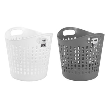 Flexible Laundry Basket 55L 2 Assorted