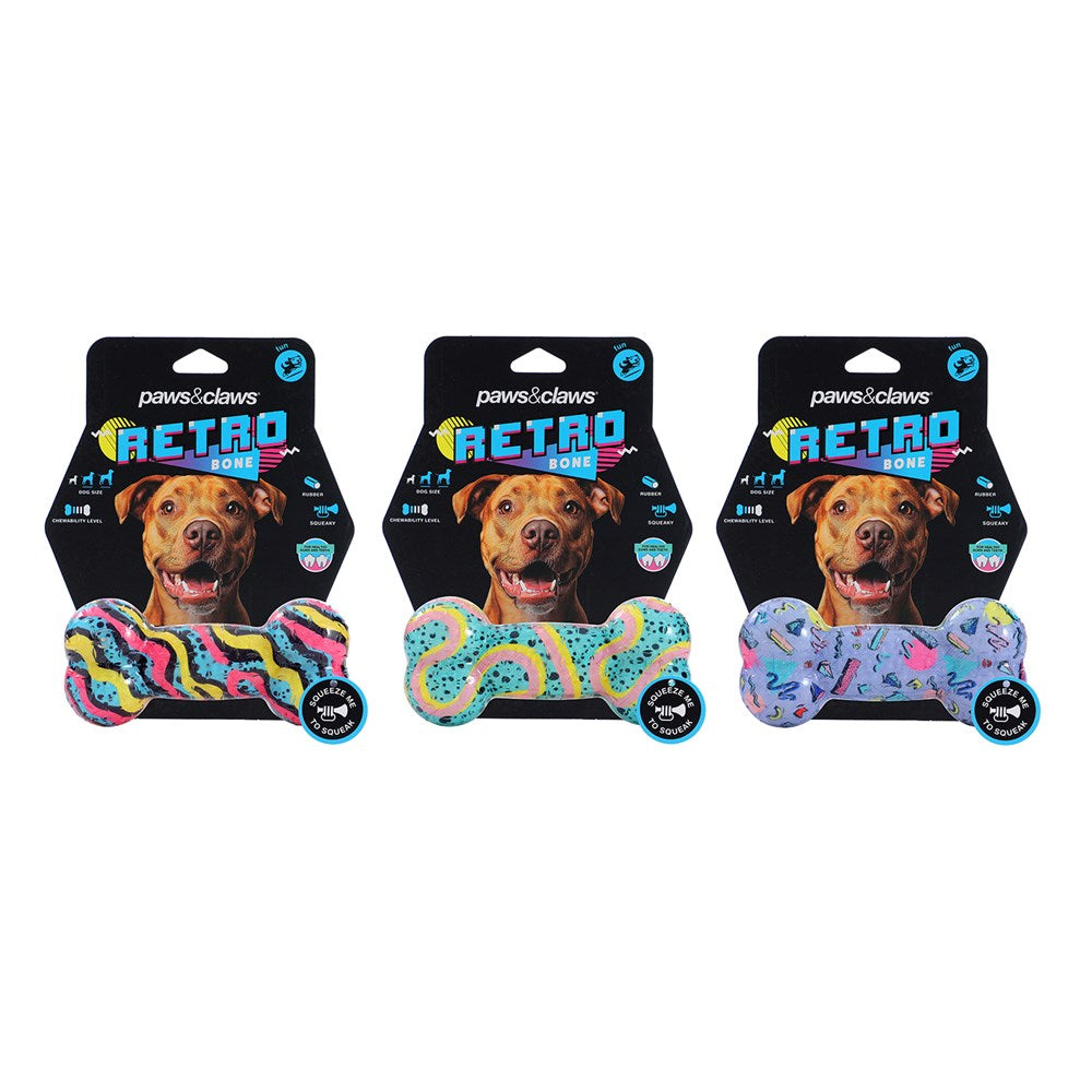 Bone Chew Toy Retro Dazzle Assorted