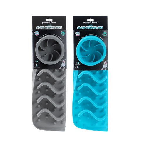 Paws & Claws Slow Feeding Mat Large Assorted Colours