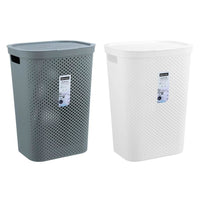 Hudson Laundry Hamper w/Lid 60LT