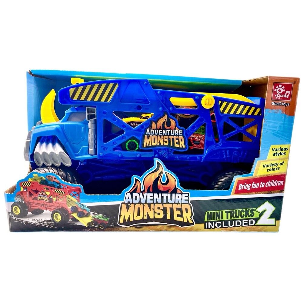 Monster Car Carrier with 2 Cars