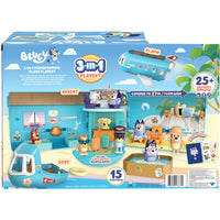 Bluey 3-in-1 Airplane Playset