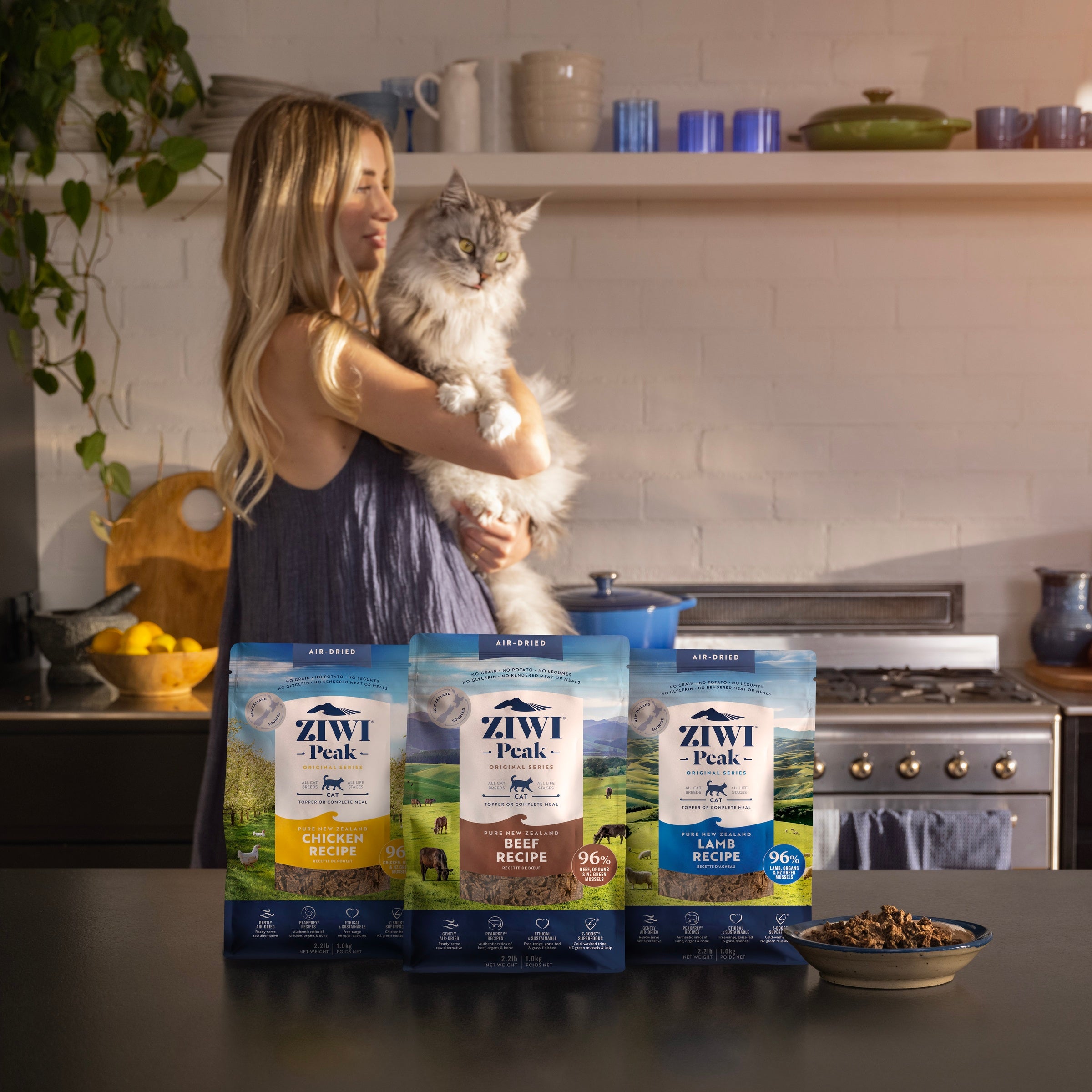 Ziwi Peak Air Dried Cat Food Mackerel and Lamb