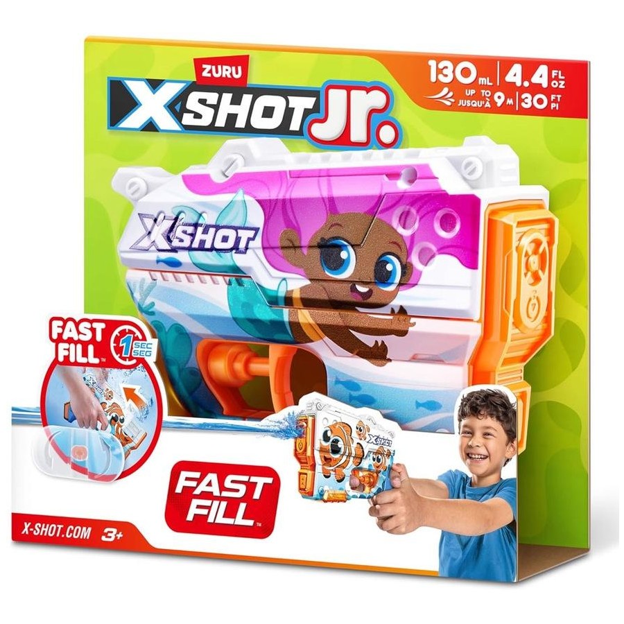 Zuru XSHOT Fast Fill Skins Water Gun Junior Blaster