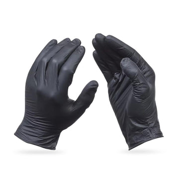 RHINO Black Nitrile Disposable Gloves 100-pack
