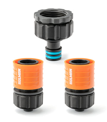 HOLMAN 12mm Hose Connector Set - Grip n Lock