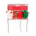 Cat Toy Xmas Mice 4pk