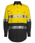 JB's Hi Vis Day/Night Long Sleeve Work Shirt 150G