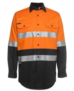 JB's Hi Vis Day/Night Long Sleeve Work Shirt 150G