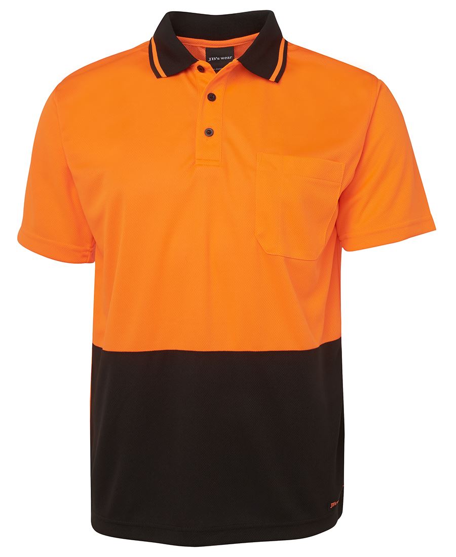 JB's Hi Vis Non Cuff Traditional Polo