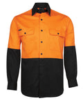 JB's Wear High Vis Long Sleeve Shirt 150G