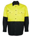 JB's Wear High Vis Long Sleeve Shirt 150G