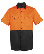 JB's Wear High Vis Short Sleeve Shirt 150G