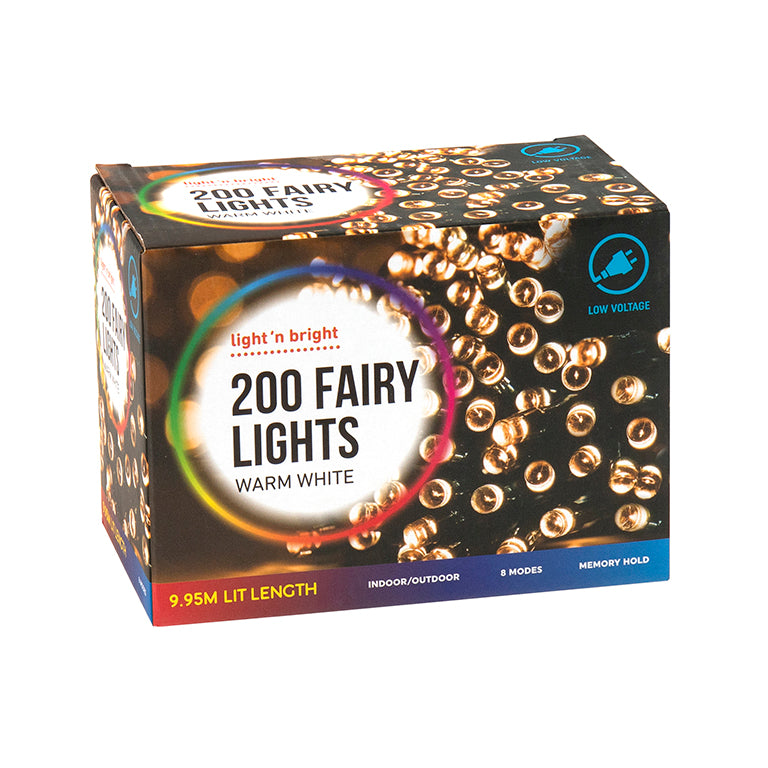 Low Voltage Fairy Lights 200 LED