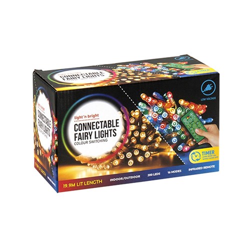 Low Voltage Fairy Lights Connectable Pk200
