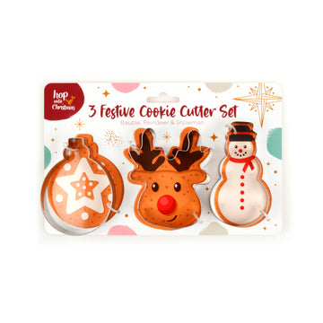 Bakeware Xmas Cookie Cutter Set Bauble