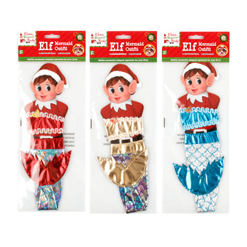 Xmas Elves BB Elf Mermaid 2pc Outfit