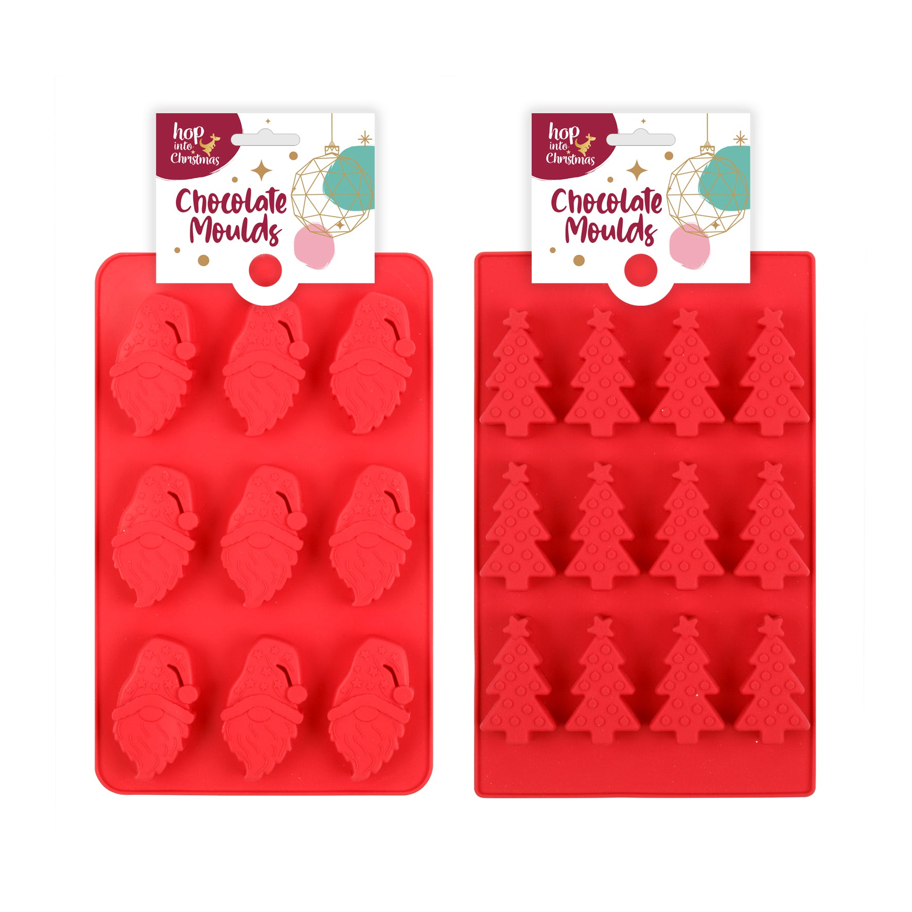Xmas Silicone Mould Chocolate Asst