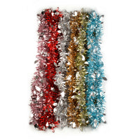 Tinsel Xmas Garland 2m 6 Asst Cols