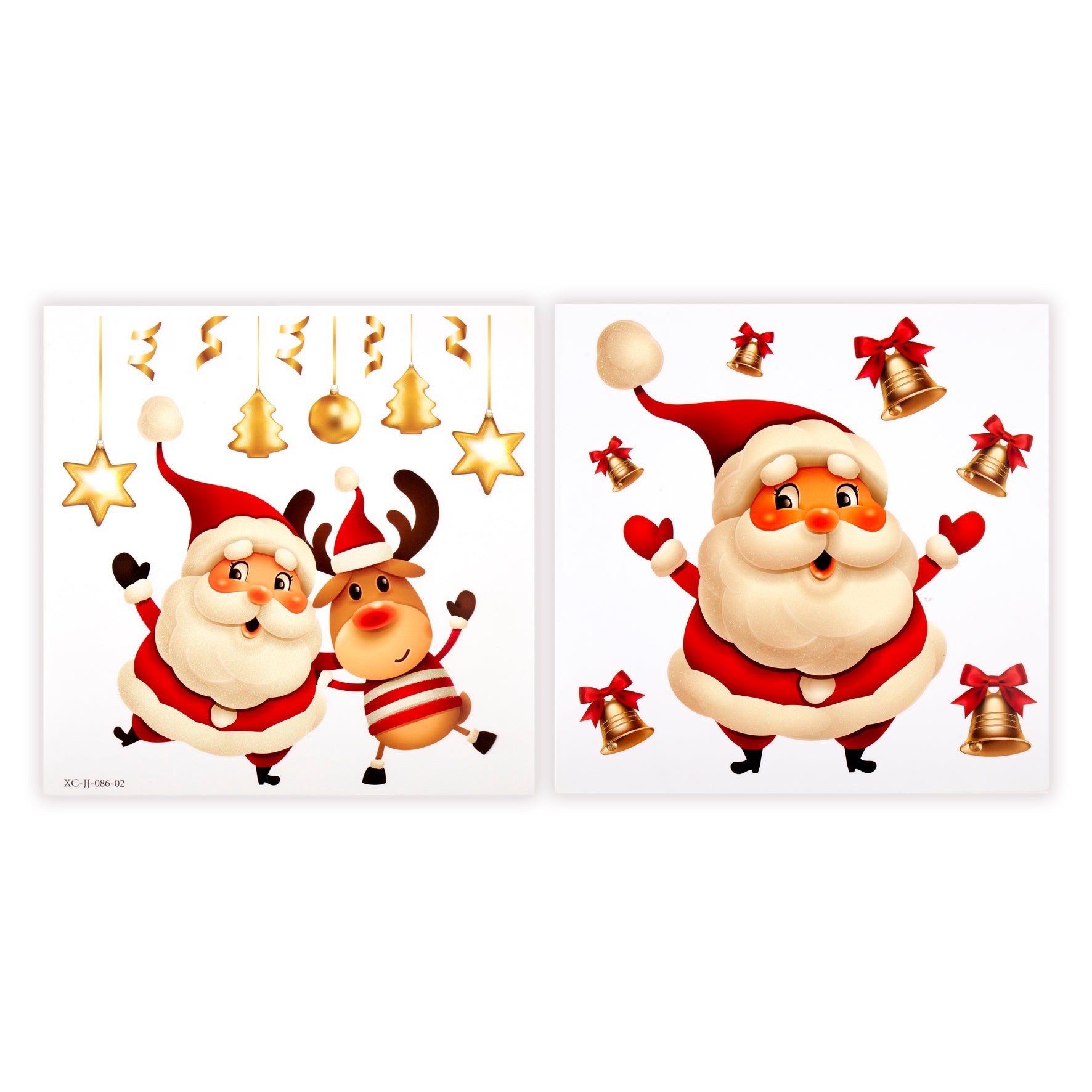 Stickers Window Xmas Asst