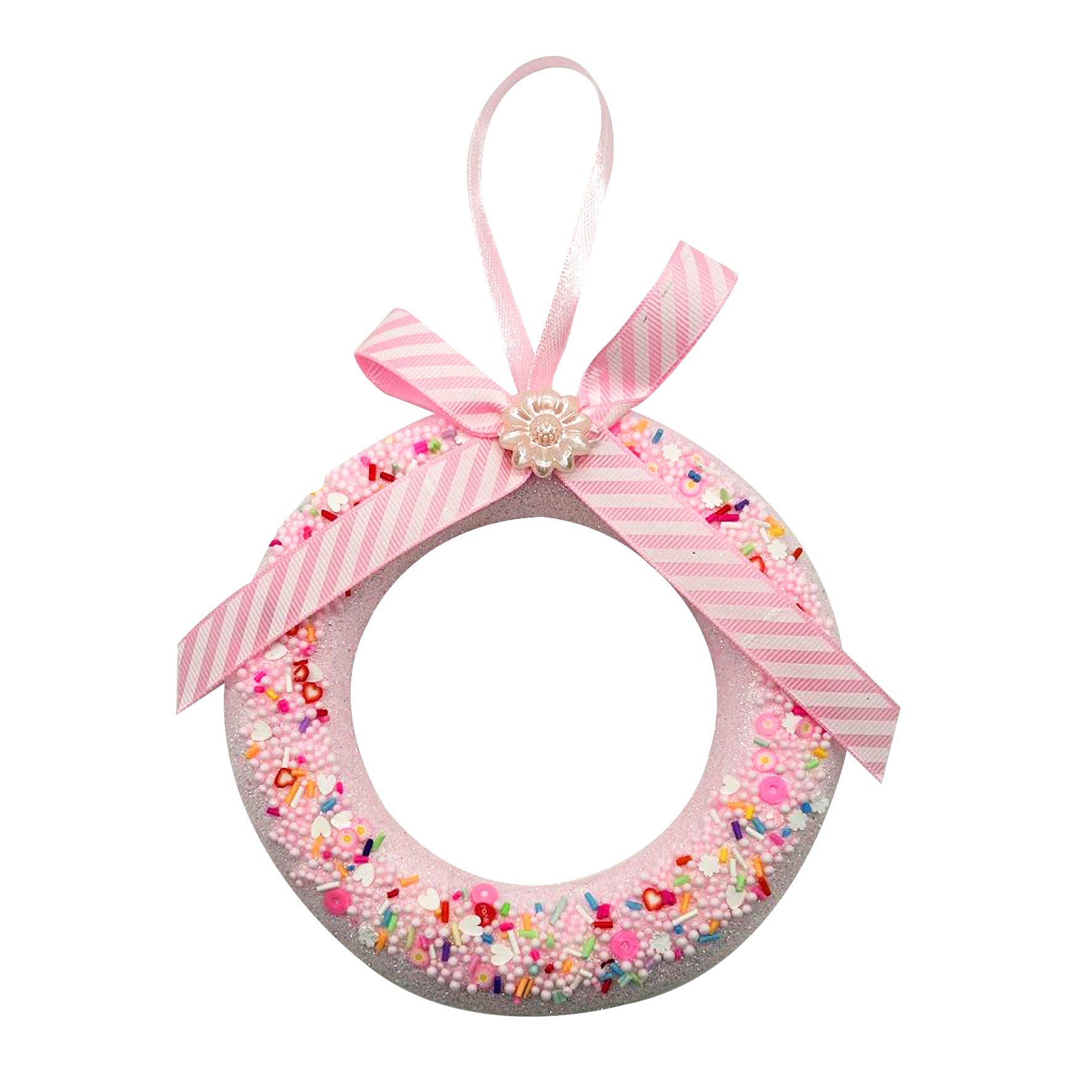 Decoration Xmas Ornaments Tree Wreath Pink