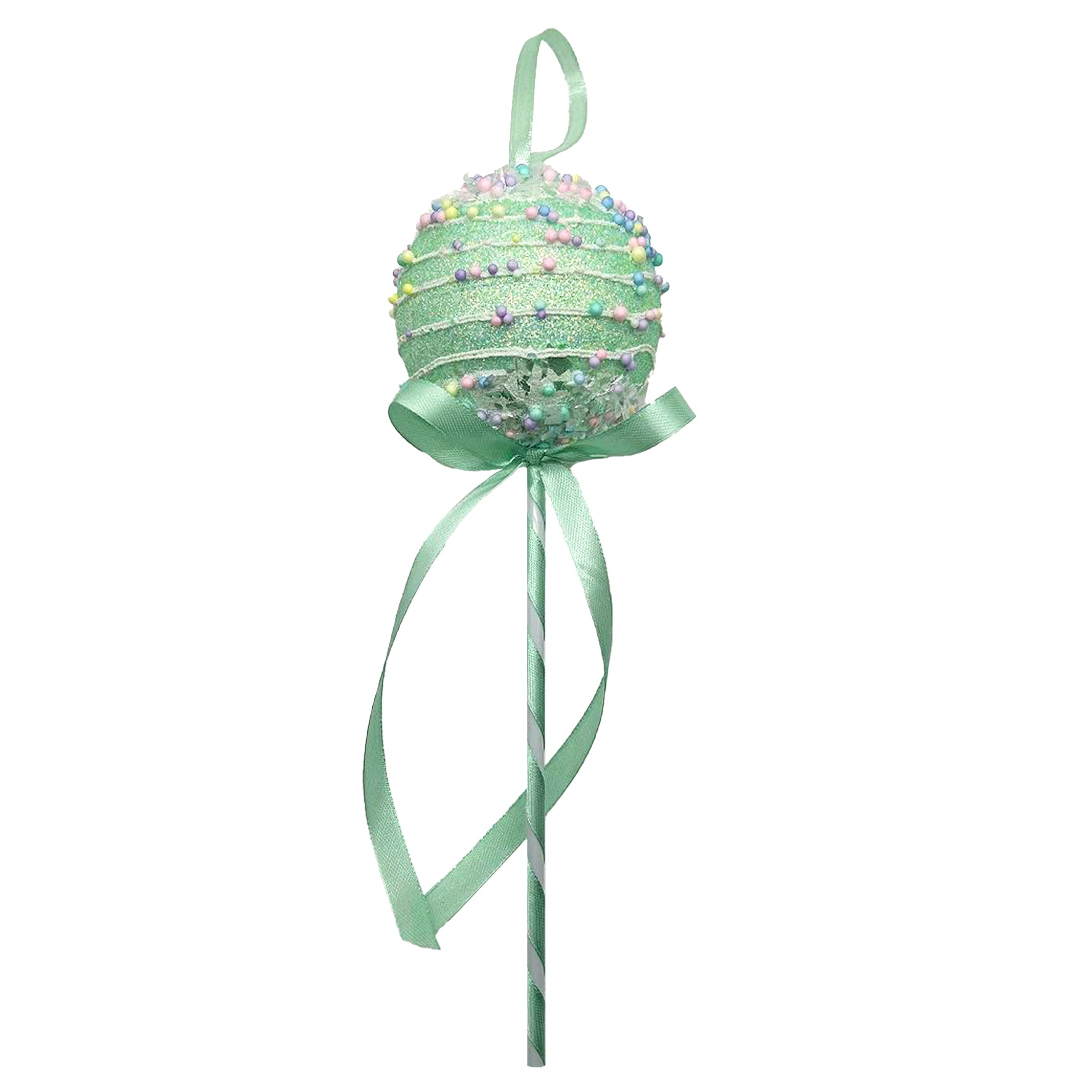 Decoration Xmas Ornaments Tree Cake Pop Green