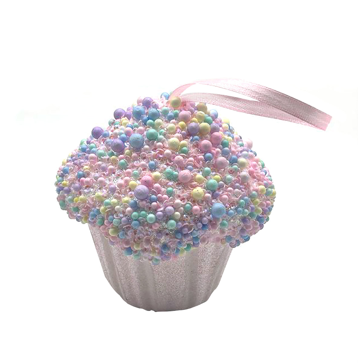 Decoration Xmas Ornaments Tree Cupcake Pink