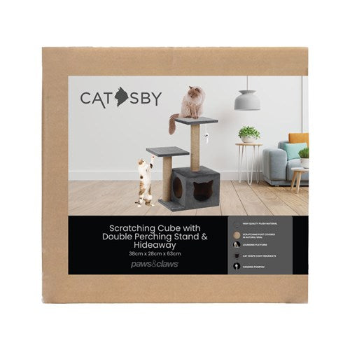 Paws & Claws Catsby Double Platform Hideaway Tower