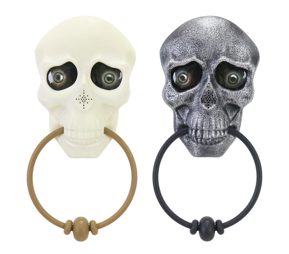 Animated Skull Door Bell  18.5cm Asst