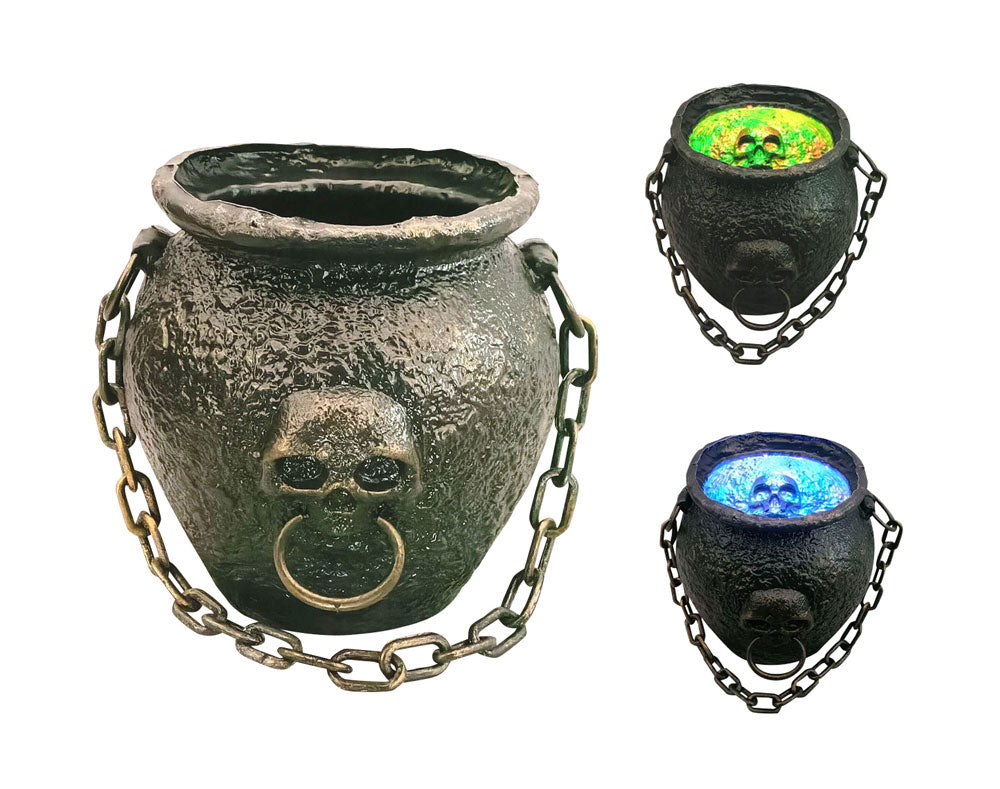 Animated Haunted Cauldron  50cm