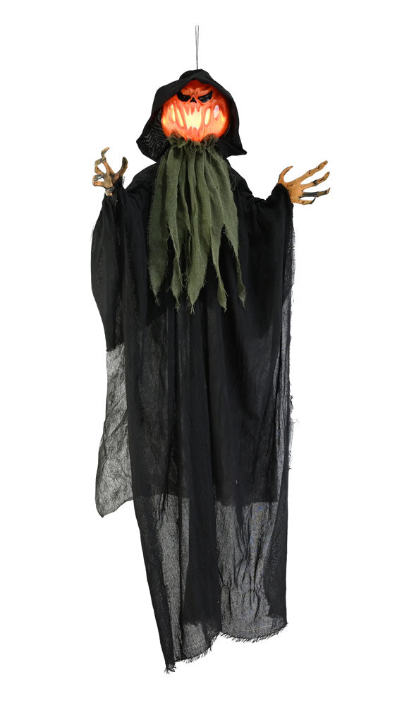 Animated Hanging Pumpkin Man 1.2m