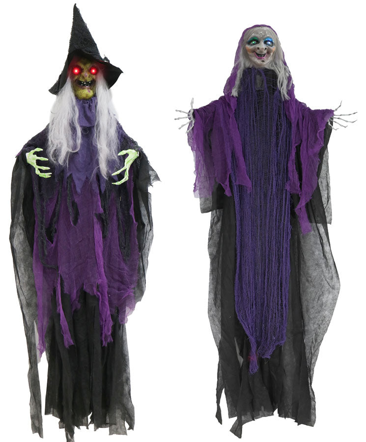 Animated Giant Hanging Witch  2.1m