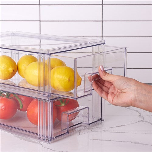 Crystal Stackable Organiser Drawer 32x21x10.5cm