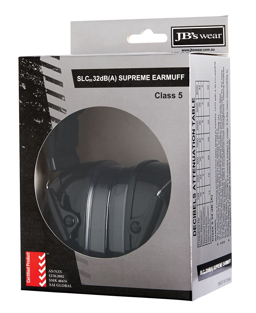 JB's Wear 32dB Supreme Ear Muff