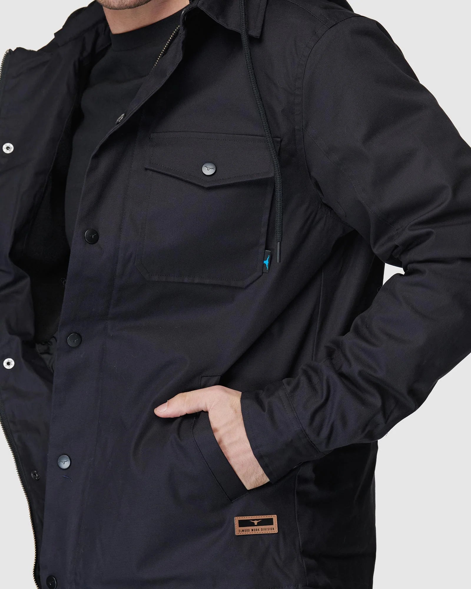Elwood Men's Utility Jacket Black