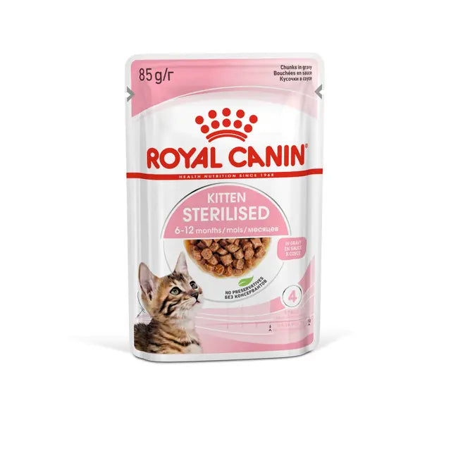 Royal Canin Kitten Gravy Pouches 85gx12