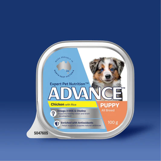 ADVANCE Dog Puppy Growth Chicken with Rice 12 x 100g